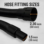 Replacement Hose Compatible with Hoover C2401 Back Pack Vacuum - 58Inches / 147cm for Bagged Vacuum Cleaner Heavy Duty Vacuum - Backpack Vacuum Cleaner – Part Number 2KE2105000 - Image 4