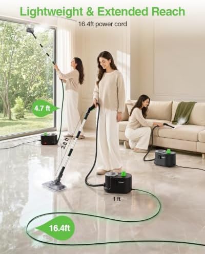 TaskStar Steam Cleaner, High Pressure Steamer for Floors, Grease and Grills - Image 5