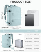 coofay Vacuum Backpack Travel with Pump Vacpack Travel Backpack with Vacuum System Mochila de Viaje Compresion al Vacio Easyvacpack Airbag Backpacks for Traveling Carry on Luggage - Image 4