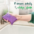 Scotch-Brite Dobie Stay Clean Scrubbers, Non-Scratch Dual-Sided Dish Sponges with Absorbent Cloth Side, Odor Resistant Scrubbing Pads for Dishes and Household Cleaning, 8-Pack - Image 4
