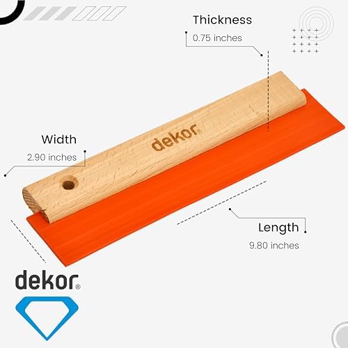DEKOR Grout Cleaner 10" Wood Handle Tile Cleaning Tool - Image 6