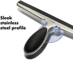 OXO Good Grips Stainless Steel Squeegee - All-Purpose for Bathroom, Glass Shower Doors, Mirrors, Tiles, Countertops and Car Windows - Streak Free - Image 5