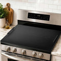 Noodle Board Stove Cover with Handles, Stove Top Covers for Gas Burners and Electric Stove, Wood Stove Cover Board Decorative Serving Tray Kitchen Sink Cover (Black) by Unknown