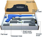 SAKAI Air Powered 2 in 1 Function Air Vacuum Kit - Blow Gun & Suction Vacuum Pneumatic Cleaner with 3 Type Tubes and Rotatable Brush - Image 6