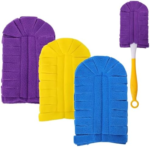 3-Pack Reusable Duster Refills for Swiffer Hand Duster, Dusting Cloths by Flammi