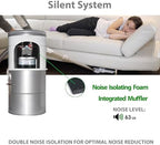OVO Large and Powerful Central Vacuum System, 700 Airwatts Hybrid Filtration (with or Without Disposable Bags), Covers up to 7500 sq.ft, 6.6 Gal / 25L Bottom Load Rolled Steel Canister - Image 5