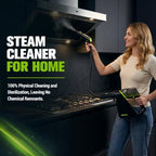 Handheld Steam Cleaner for Home, 10s Fast Heat Up, 1500W Portable Steam Cleaning with Dual Safety Lock.400ml Large Water Tank for Bathroom, Toilet, Kitchen, Grout, Window, Car - Image 3