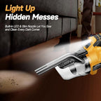Cordless Handheld Vacuum Cleaner Compatible with DeWalt 20V Battery - Image 4