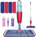 Spray Mops for Floor Cleaning: Hardwood Floor Mop with 2 Bottles Refillable by MEXERRIS