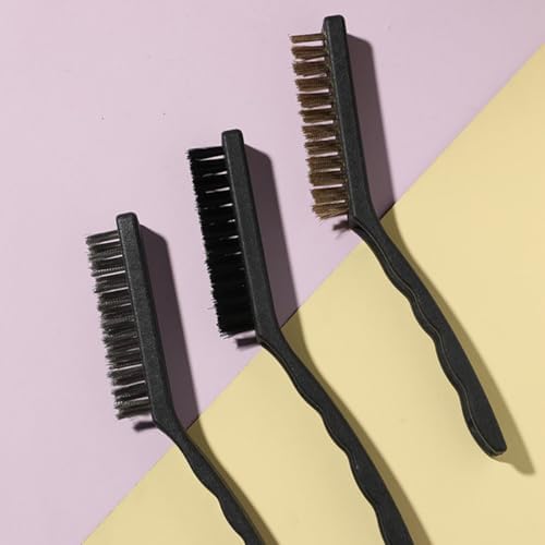 GALPADA Cooktop Cleaning Brush Set 3pcs Wire Brushes for Kitchen Range Hood and Stove Gap for Household Grease Removal and Tight Space Cleaning - Image 6