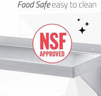 DuraSteel Stainless Steel Shelf - 72 Inch Wide x 12 Deep Commercial NSF Mounted Metal Wall Shelf Pantry Organizer Garage Storage Shelves - Rack Shelving Restaurant Kitchen Units Laundry Utility Room - Image 7