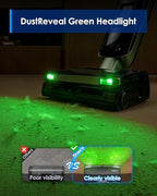 Tineco Floor ONE S7 Master Wet Dry Vacuum Cleaner, 23kPa Suction Vacuum Mop with DustReveal Green Headlight, 65 Min Runtime, 185°F Flashdry, 3.9inch Ultra-Slim Stretch Mop - Image 4