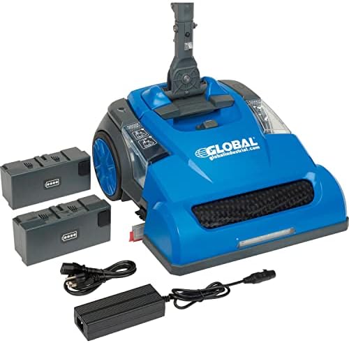 Global Industrial Walk-Behind Automatic Floor Scrubber, 13-3/4" Cleaning - Image 3