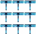9pcs 11" Window Squeegee & Microfiber Scrubber 2-in-1 Cleaning Tool by HICAVAR