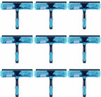 9pcs 11" Window Squeegee & Microfiber Scrubber 2-in-1 Cleaning Tool by HICAVAR