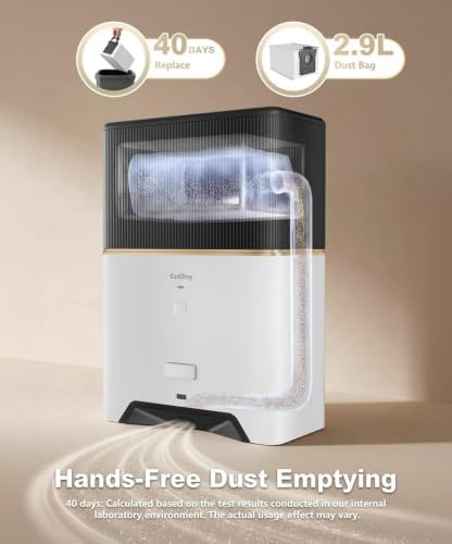 Touchless Vacuum Dustpan, 26kPa Suction, Bagged, Auto/Manual Mode - Image 3
