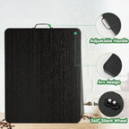 Appliance Slider, Sliding Tray for Coffee Maker, Coffee Pot Slider for Countertop, 360° Rolling Tray Appliance Slider for Kitchen Appliances- Black (12.5” X 16”) - Image 6