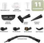 Spurgehom High-Pressure Steam Cleaner 1050W Fast Heating, 11-in-1 Multi-Surface Steamer with Safety Lock & 8 Accessories – Dirty-Free for Floors, Windows, Cars - Image 6