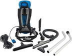 Global Industrial Commercial Ergonomic HEPA Backpack Vacuum, Blue - Image 4