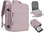 Travel Backpack Carry On Flight Aapproved Personal Item Travel Bag Mochila De Viaje Travel Backpack For Men Spirit Airlines Personal Item Bag 18x14x8 Carry On Backpack For Airplanes Lotus Root Pink by coofay