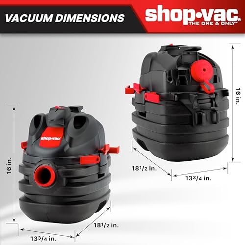Shop-Vac 5 Gallon 6.0 Peak HP Portable Wet/Dry Vacuum with Blower Function - Image 4