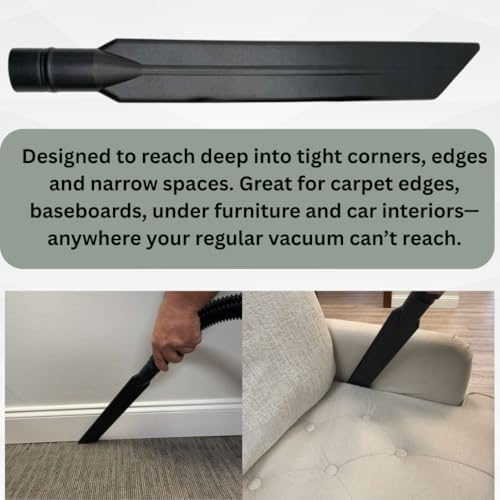 Crevice Tool Compatible with proteam Vacuum Parts and proteam Backpack Vacuum 1.5 inch 38mm Attachment for Commercial Hose Systems Replacement Parts - aspiradora de Mochila. - Image 2