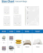 Vacuum Storage Bags for moving, Vacuum Seal Bags for Memory Foam, Latex, Clothing & Bedding, Space Saver Bags for Organization and Storage(XX-Large) - Image 3