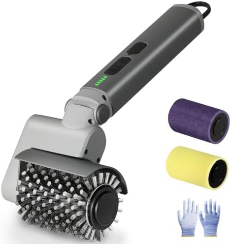 Electric Grill Brush, Cordless Grill Cleaning Kit for Outdoor by ElevateYourEverydayJoy