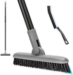 Grout Brush with Long Handle, 49'' Tile Cleaner Tool for Shower, Floors Scrubber for Bathroom Cleaning by KeFanta
