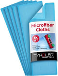 Tyroler Pack of 6 Microfiber Cloths for Glider Magnetic Window Cleaner by TyrolerBrightTools