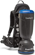 Powr-Flite BP10P ComfortPro Premium Backpack Vacuum, 10 Quart Canister Capacity, Corded Vacuum Cleaner, Commercial Grade, Bagged by Powr-Flite