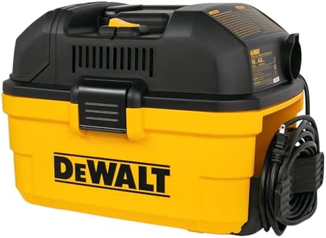DEWALT 4 Gal. 5.0 HP Poly Wet/Dry Vacuum with Hose and Accessories DXV04T by Unknown
