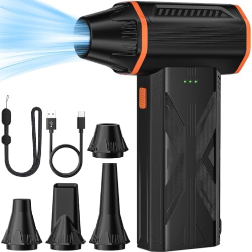 Electric Air Duster, 110000 RPM Cordless Rechargeable Compressed Air Duster by Unknown