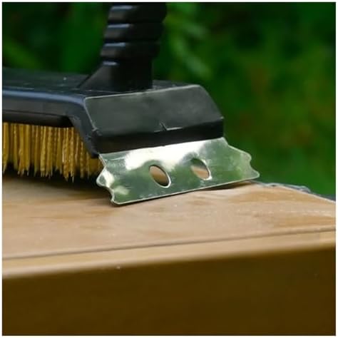 3-in-1 BBQ Grill Cleaning Brush, Stainless Steel Scraper with Copper Wire Bristles and Sponge, Multi-Functional Tool for Camping and Oven Maintenance - Image 7