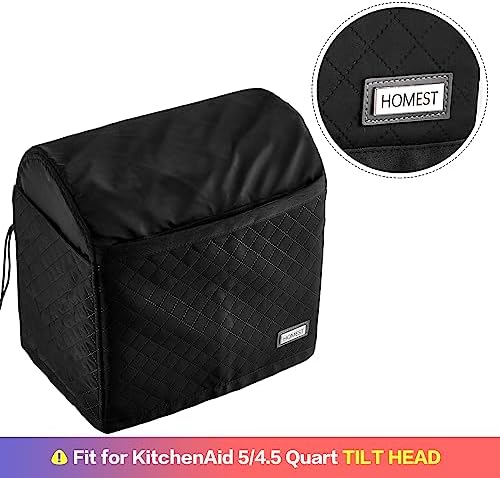 HOMEST Stand Mixer Dust Cover for KitchenAid 5/4.5 Quart Tilt Head - Image 6