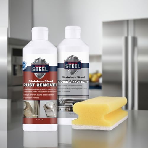 CLEAN MY STEEL Stainless Steel Rust Remover Kit 17 Fl Oz - Image 5