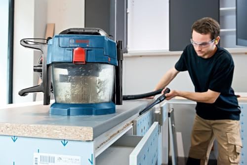 BOSCH GAS18V-3N 18V Cordless Wet Dry Vacuum, Portable Shop Vac - Image 2