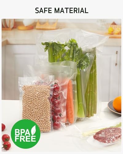 Syntus 400 Pcs Vacuum Sealer Bags for Food, Quart Size 8x12, BPA Free - Image 7