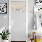 NICETOWN 100% Blackout Door Curtains for Window, Linen Window Covering by NICETOWN