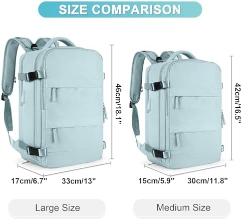 coofay Large Personal Item Travel Backpack For Women Men Airline Approved Carry On Backpack Flight Approved Waterproof Sports Luggage Backpack Casual Daypack Small Hiking Backpack - Image 2