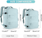 coofay Large Personal Item Travel Backpack For Women Men Airline Approved Carry On Backpack Flight Approved Waterproof Sports Luggage Backpack Casual Daypack Small Hiking Backpack - Image 2