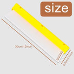 Car Squeegee,12 inch Silicone Squeegee, 2 Pack Automotive Water Wiper for Car Drying,Flexible T-Bar Water Blade for Car,Windshield,Glass,Window,Mirror,Bathroom,Auto Squeegee (Yellow+Black) - Image 3