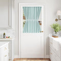 Vatge Magic Tape Blackout Window Cover Aqua French Door Curtains for Glass Window, 1 Panel, W54 x L40, Aqua by Vatge