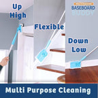 Baseboard Buddy | Lightweight Home Cleaning Essential, Perfect for Baseboards, Moldings & Walls, Glide & Wipe Trapping & Locking Dirt & Dust | As Seen on TV, (1 Baseboard Buddy & 3 Reusable Pads) - Image 4