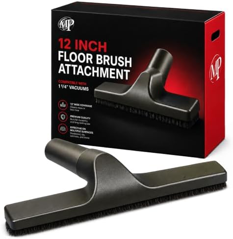 MP Maresh Products Floor Brush Attachment - Horsehair Brush, Black, 12 inch by MPMareshProducts