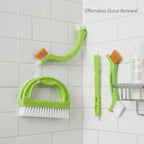 Grout Cleaning Brush Set, 4-Piece Tile Scrubbing Tool Kit for Narrow Gaps and Corners, Durable PP Plastic Crevice Cleaner for Bathroom Shower and Kitchen Backsplash (Set of 4) - Image 3