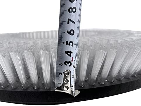 Unviersal 1 Piece Commercial 19 Inch Diameter Rotary Scrub Brush fit for Commercial Floor Scrubber Machine-Medium Brush (483mm) White - Image 4