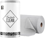 Fantasticlean Microfiber Cleaning Cloth Roll- 75 Sheets, 12" x 12" (Grey) by Fantasticlean