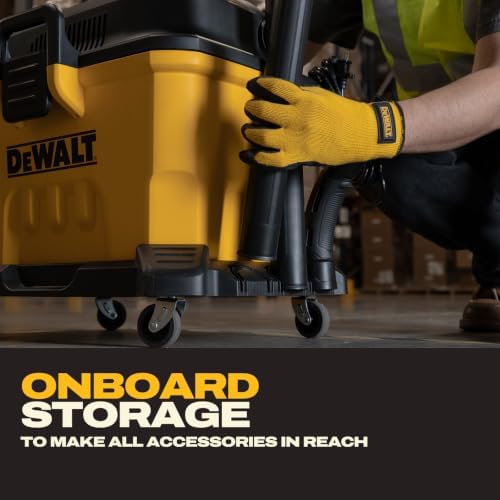 DEWALT 20V Cordless Shop Vac, AC/DC 9 Gal Wet Dry Vacuum Cleaner, Tool Only - Image 6