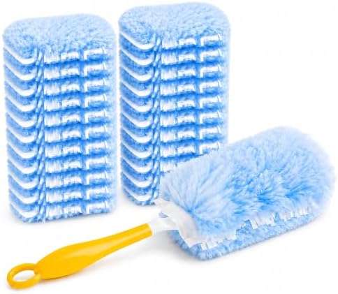 Duster Refills Compatible with Swiffer Duster Handles, 20 Count, 1 Handle by BECORRECT